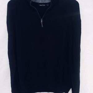 Nautica Half Zip Pull Over Sweater Men's Size XL